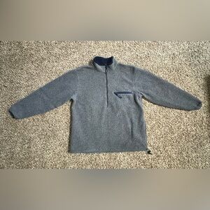 Men’s LL Bean high pile fleece pullover